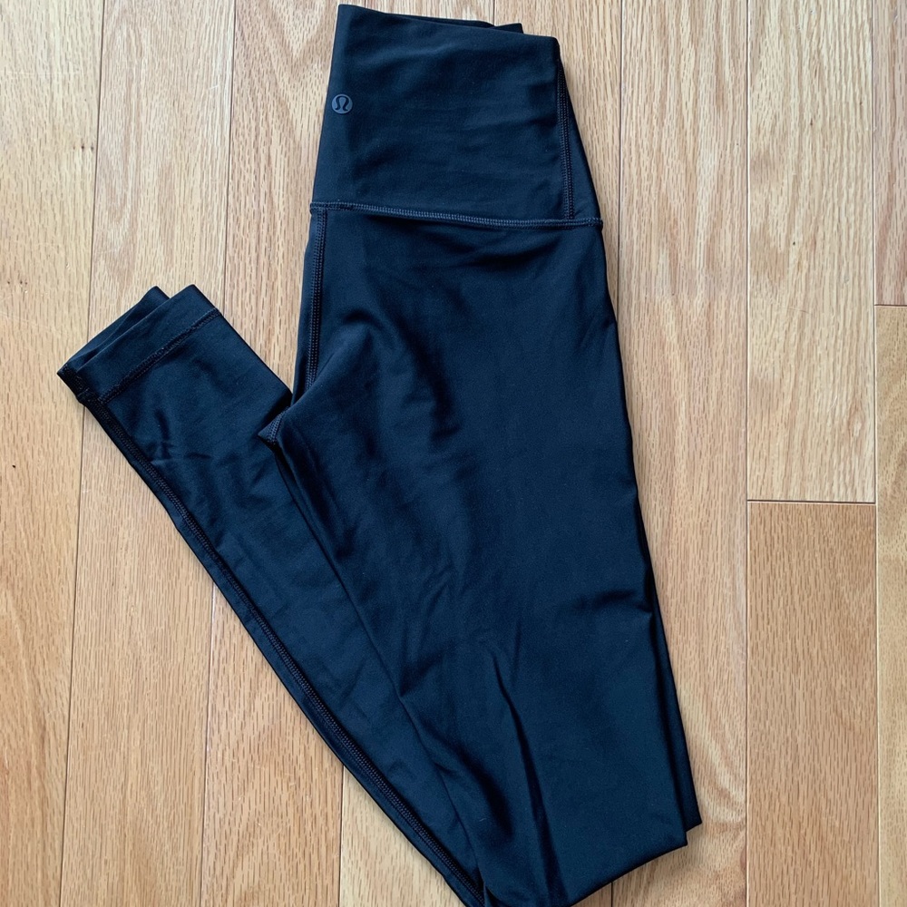 Lululemon Wunder Under - Black shiny
